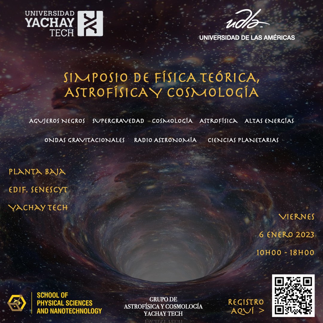 Póster 1 del Simposio de Física Teórica, Astrofísica y Cosmología
